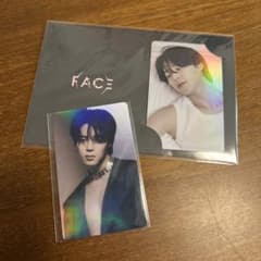 【JIMIN】 FACE 特典トレカセットのサムネイル