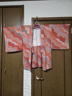 切嵌模様 羽織 　未使用品　化繊のサムネイル