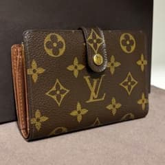 w36 ヴィエノワ モノグラム ルイヴィトン がま口 二つ折り財布 - メルカリ