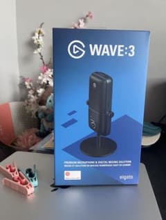 Elgato Wave:3 USBコンデンサーマイク + ポップフィルター付き - メルカリ