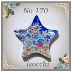 No 171⁑ハンドメイド⁑夏模様⁑花火⁑星型レジンヘアゴム⁑٩(๑❛ᴗ❛๑)۶