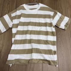 GU ボーダー Tシャツ ベージュのサムネイル