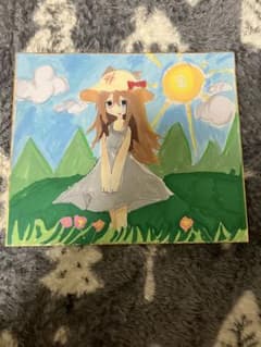 儚い系 色紙イラストのサムネイル