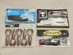 中古 バス釣り ワームセット ワームまとめ売り バス釣り引退セット