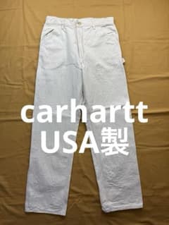 80s 90s carhartt USA製 ペインターパンツ ホワイト きなり - メルカリ