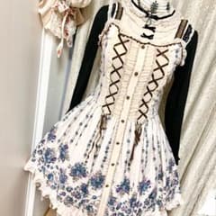 axes femme W編み上げリボンOP クラロリ Y2K coquette - メルカリ