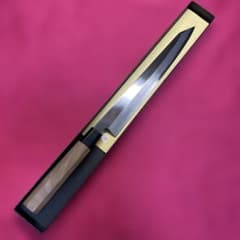 白ニ鋼 勘所切付柳刃包丁 270㎜ 9寸 - メルカリ