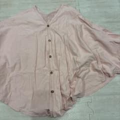 授乳ケープ ポンチョ型 ピンク