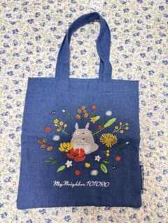 となりのトトロ 刺繍デニム トートバッグのサムネイル
