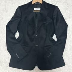 美品　マックスマーラ　銀タグ　テーラードジャケット　42サイズ　黒 極美品✨MaxMara ピュアカシミヤ テーラードジャケット 黒 42 イタリア