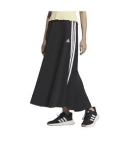 【お値下げ】adidas フレアロングスカート ブラックのサムネイル