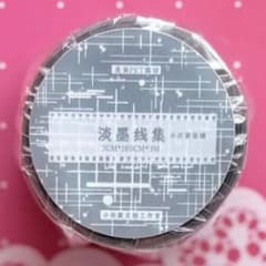 PET 线与框 ダイカット加工　5cm×5m 海外マスキングテープ PET 淡墨线集 ダイカット 3cm×3m 海外マスキングテープ - メルカリ