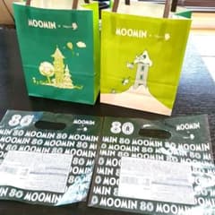 [한정 비매품 희소]MOOMIN 무민 80주년 기념 숍 가방 Mary's