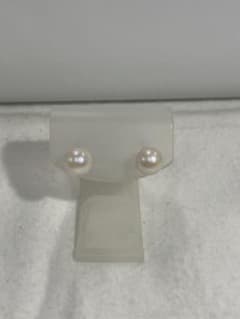 伊勢志摩英虞湾産あこや真珠 7.8mm パールピアス - メルカリ