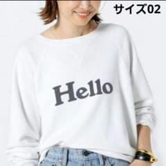 【お値下げ】MADISONBLUE　HELLO スウェット　02　ホワイト お値下げ】MADISONBLUE HELLO スウェット 02 ホワイト - メルカリ