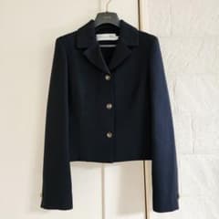 ★美品クリーニング済み★ディオール　テーラードジャケット　金ボタン　CDボタン Christian Dior ディオール CDボタンクロップドジャケット 美品 - メルカリ