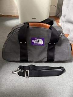 希少限定品THE NORTH パープル LABEL(ザ・ノース・フェイス PURPLE FACE NORTH ◇THE 3wayグレー LABEL PURPLE FACE バッグ