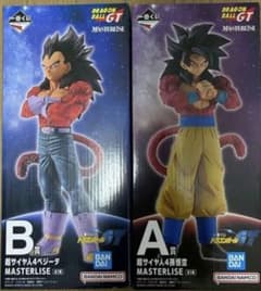 ドラゴンボールGT A賞 超サイヤ人4孫悟空 B賞 超サイヤ人4ベジータのサムネイル