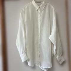 WEGO ホワイト 長袖シアービッグシャツ
