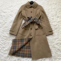 15号サイズ　バーバリーロンドン　ウール チェック柄コート　クリーニング済 三越伊勢丹 | burberry/バーバリー通販 | ロング チェックカラー