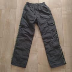 グレー カーゴパンツ サイドポケット付き 140 - メルカリ