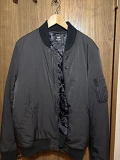 BEAMS HEART MA-1 Flight Jacket Black M