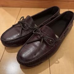 COLE HAANドライビングシューズ　ダークブラウン クロコダイルのサムネイル