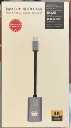 Type C HDTV Cable 4K対応のサムネイル
