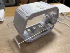 レジン UV-LED ライト 36W コードレス 2個セット アクリルステージ付のサムネイル