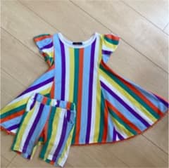 カルディア  姉　弟リンクコーデ！　100 ワンピース 80 ハーフパンツのサムネイル