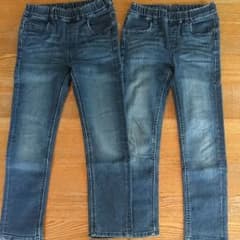 ユニクロ デニム キッズM 125～135のサムネイル
