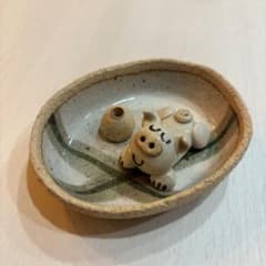 お香立て　陶器製　香炉のサムネイル