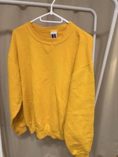 russel 90s スウェット　黄色　イエロー　ラッセルのサムネイル