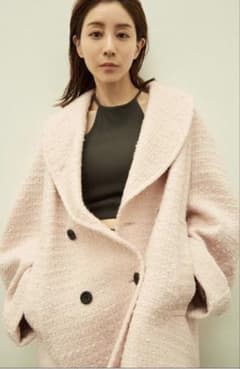 CLANE×MINAMI TANAKA OVER TWEED COAT 0ピンク - メルカリ