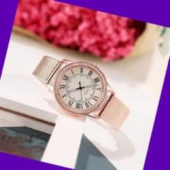 e80【人気商品】レディース 腕時計 ピンクゴールド キラキラ アイテム 678