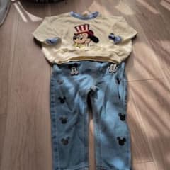 Brand new Disney Mickey & Minnie top and bottom set, size 90