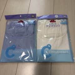 TOPVALU COOLISHFACT タンク トップ 2枚セット Mのサムネイル