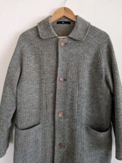 本日限定　45rpm　ウールヘンリーボーンコート 45R−ロングコート 2日間限定 45rpm ウールヘンリーボーンコート 45R−ロングコート