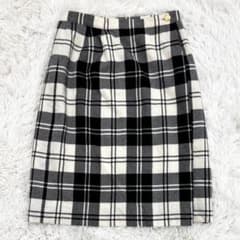 バーバリー ノバチェック ヴィンテージ 巻きスカート ラップ 金ボタン