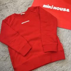 MIKI HOUSE トレーナー 110 レッド - メルカリ