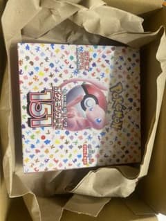 ポケセン産　ポケモンカード　151 BOX シュリンク付き 完全未開封1BOXのサムネイル