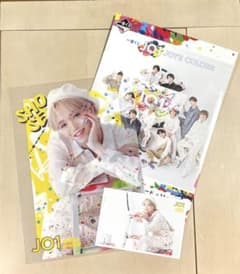 이치 반 쿠지 JO1 JO1'S COLORS F상 클리어 파일 & 포토 카드