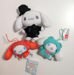 シナモロール 3個セットミスティックロリータ♡カラフルクマぐるみ♡レインポンチョ