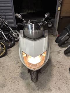 YAMAHA マグザム】　SG21 カスタム　実働 大人カスタム オールホワイト YAMAHA マグザム】 SG21 カスタム 実働 大人カスタム オールホワイト