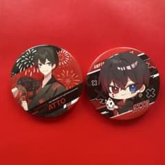 AMPTAK】あっとくん缶バッジ - メルカリ