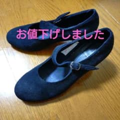 Sansha フラメンコシューズ 黒 9（24.5）スエード　ストラップ 　6c Sansha フラメンコシューズ 黒 9 スエード ストラップ - メルカリ