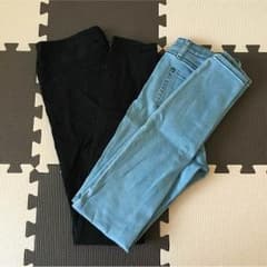 GU ストレッチスキニーパンツ 2枚まとめ売りのサムネイル