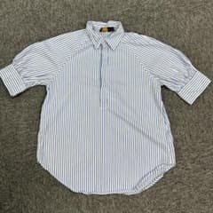 E4-7 POLO RALPH LAUREN ストライプ半袖シャツのサムネイル
