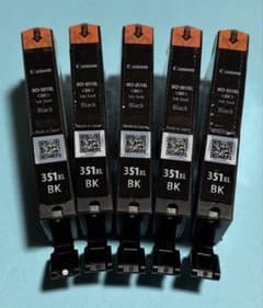 Canon BCI-351XL BK インクカートリッジ 5本セットのサムネイル