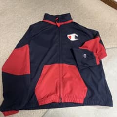 Champion ジップアップジャケット X-LARGE ネイビー/レッドのサムネイル